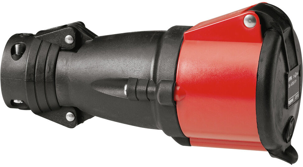 Prise mobile HYPRA 3P+T 32 A 380 V caoutchouc LEGRAND 052993 Rouge
