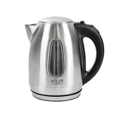 Adler AD 1223 Wasserkocher Edelstahl 1,7 L 2200 W LED-Anzeige