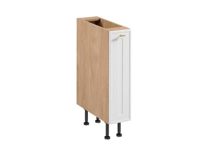 ROYAL24_MARKT Unterschrank - Sorento Küchen-Unterschrank – Sonoma Eiche / Weiß – 20 cm (Packung, 1-St., Serie Sorento – D20C) Platzsparend – Effektive Aufbewahrung – Modernes Design