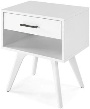 No Mid Century Modern One Drawer Nightstand