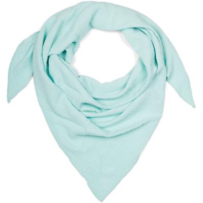 Dreieckstuch STYLEBREAKER "Musselin Dreiecktuch Einfarbig", Damen, grün (mint), Obermaterial: 100% Baumwolle CO., Modisch, Modetücher