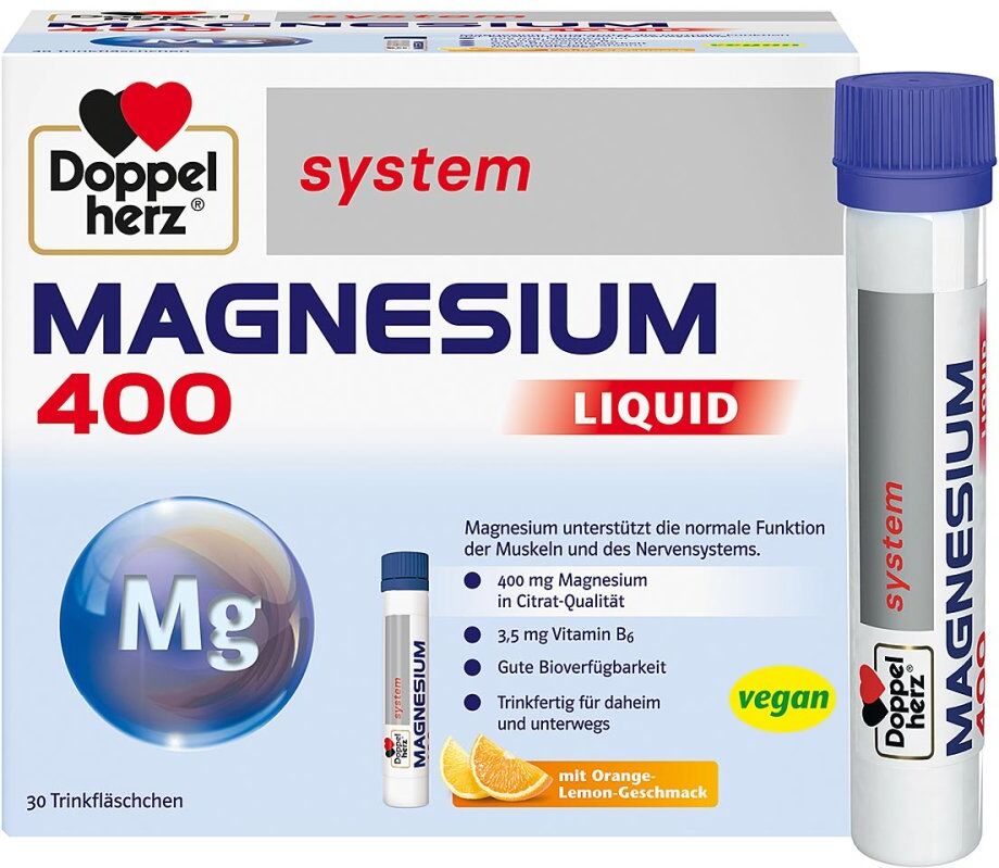 Doppelherz Magnesium 400 Liquid System Trinkampulle (n)