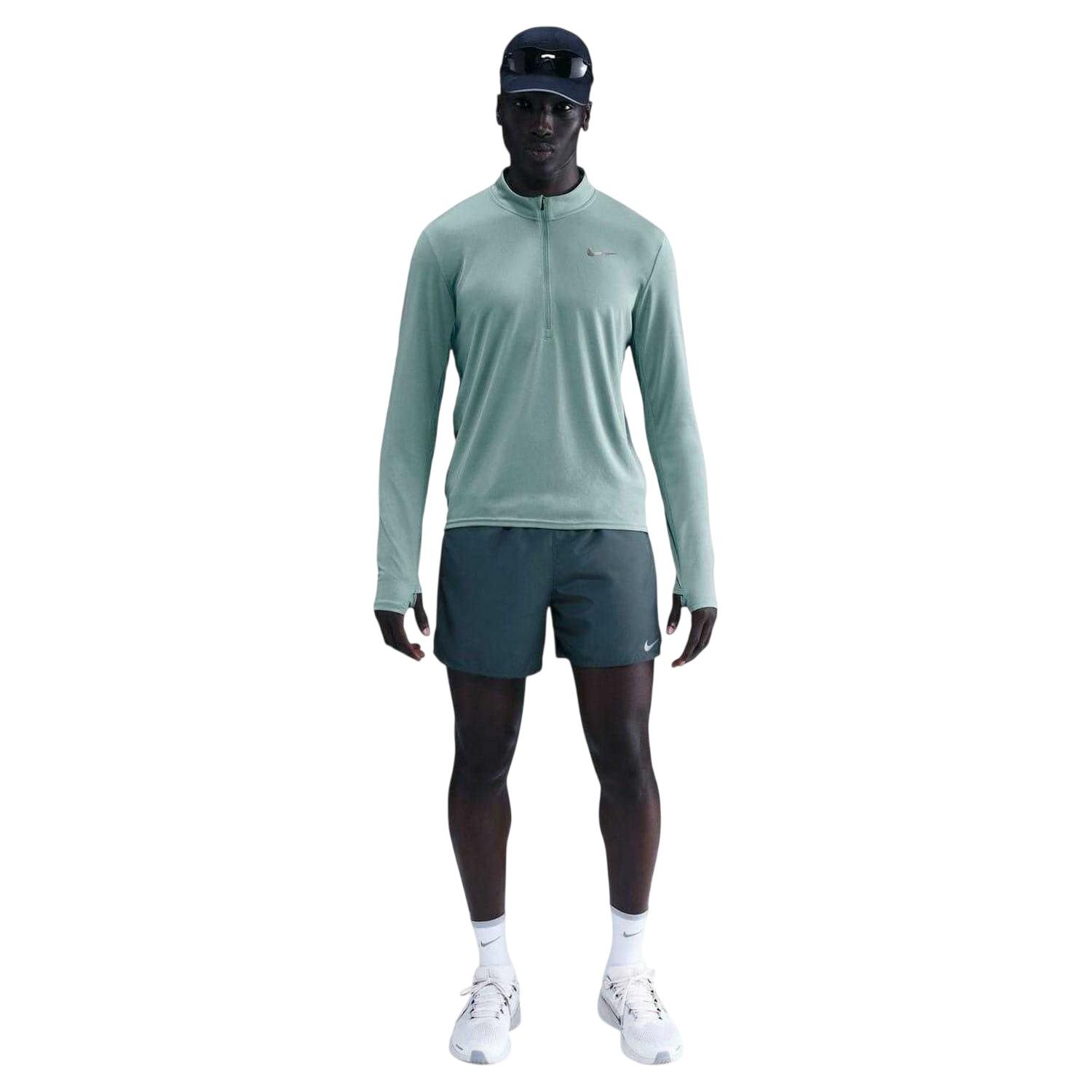 Nike - "Core" Oberteil für Herren, mit halbem Reißverschluss, Laufen, Langärmlig (Kanonen Farbe)
