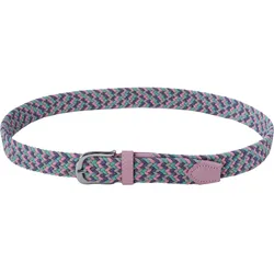 Alberto Gürtel Multicolor Braided, rosa/blau/grün