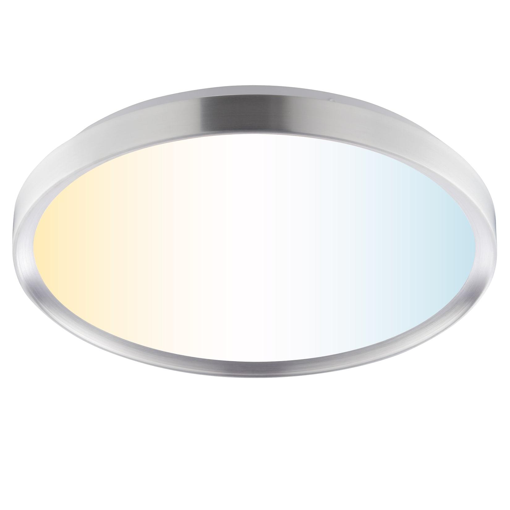 Brilliant LED Deckenleuchte Fancia G81135/13 Wohnzimmer, Schlafzimmer Metall/Kunststoff Indoor Decke eisen/weiß - LED fest integriert