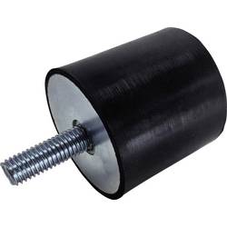 TRU COMPONENTS Gummipuffer TC-NTD15-25-50A Härte (Details) 50 Shore A TC-15034812