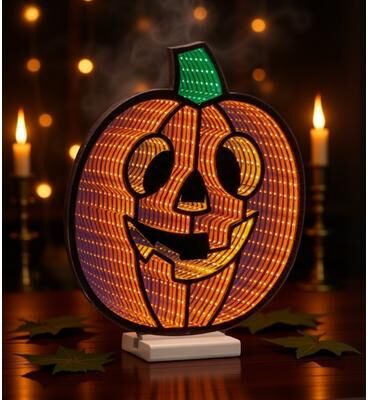 "Jack-O-Lantern Ekkolight 14.5""H by Melrose in Orange Black Green (Size ONE SIZE)"