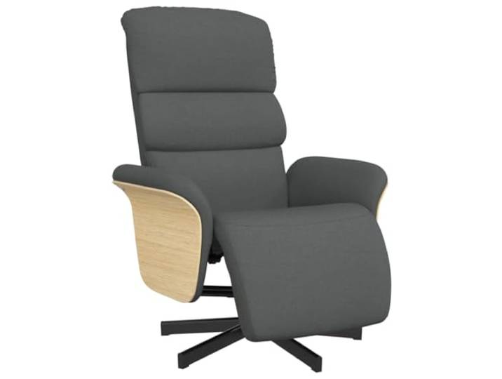 Fisinber Relaxsessel mit Liegefunktion, Drehbarer Ruhesessel Stoff Komfortable Erholung im Wohnzimmer: 360 Grad drehbar mit Schaumstoffpolsterung und stabilem Metallrahmen bis 110 kg.