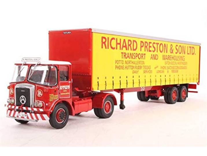 Atkinson Borderer + Tautliner Trailer 'Richard Preston & Son Ltd' - 1:50 - Corgi