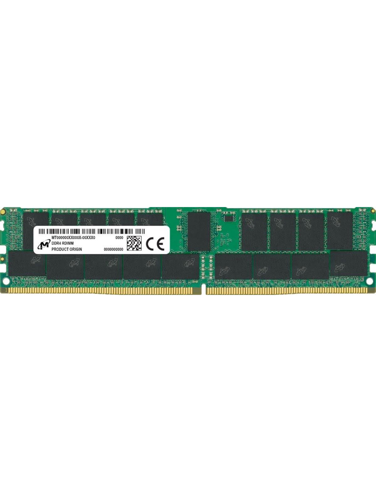Crucial Micron DDR4-3200 Registriert/ECC - 64GB - CL22 - Single Channel (1 pcs) - Grün