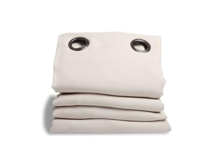 Moondream DecibelControl™ Rideau Anti-Bruit 3en1 Isolation Phonique Thermique Hiver+Été 100% Occultant Technologie Brevetée Fabrication UE Oeillets Beige MC636 140L x 180H cm
