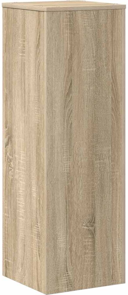 vidaXL Support pour plantes chêne sonoma 33x33x100cm bois d'ingénierie