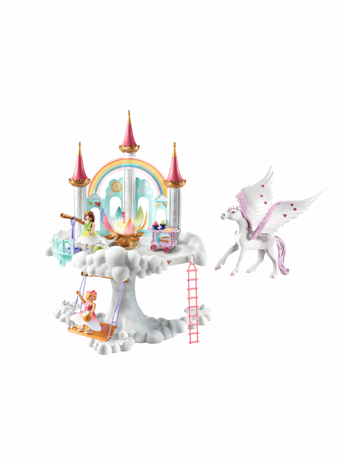 Playmobil Prinzessin - Regenbogen-Wolkenschloss