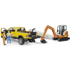 Bruder RAM Rental Service mit Minibagger
