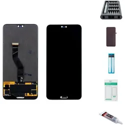 Kaputt.de Huawei P20 Pro Display schwarz - Premium-Set (Display, Huawei P20 Pro), Mobilgerät Ersatzteile, Schwarz