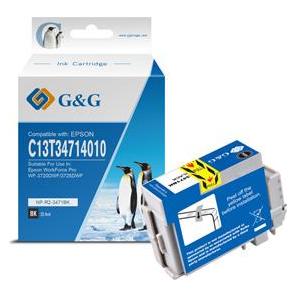 G&G kompatibel Ink mit C13T34714010, NP-R-3471BK, black (BK) (61118913)