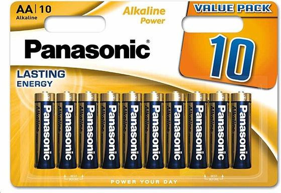 Panasonic Alkaline batterijen AA bronzen uitvoering 10 stuks
