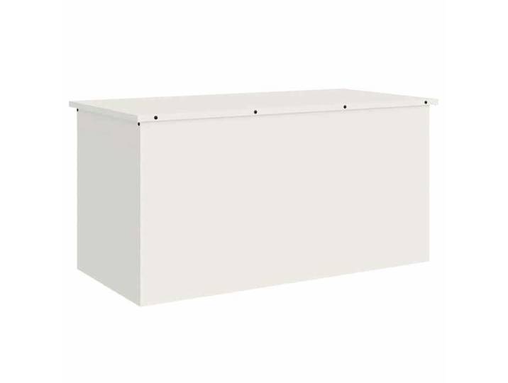 VIDAXL - Produit ménager - Coffre de rangement de jardin Acier galvanisé 220 L Blanc_12623