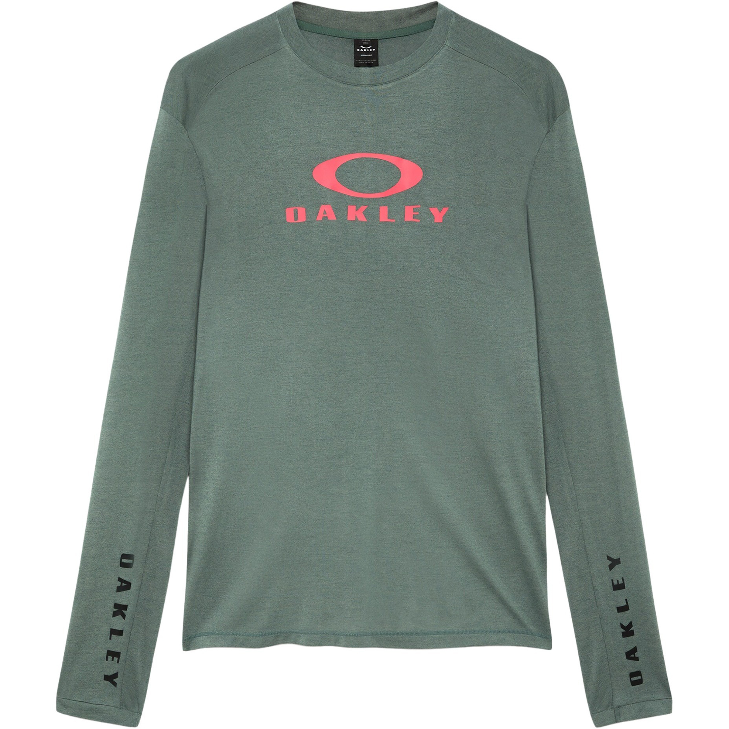 Oakley Seeker Flow Herren Longsleeves gruen Größe L Mountainbike Geruchsneutralisierend Merinowolle