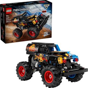 LEGO Technic 42219 Monster Jam Grave Digger Feuer und Eis, ab 7 Jahre, 263 Teile