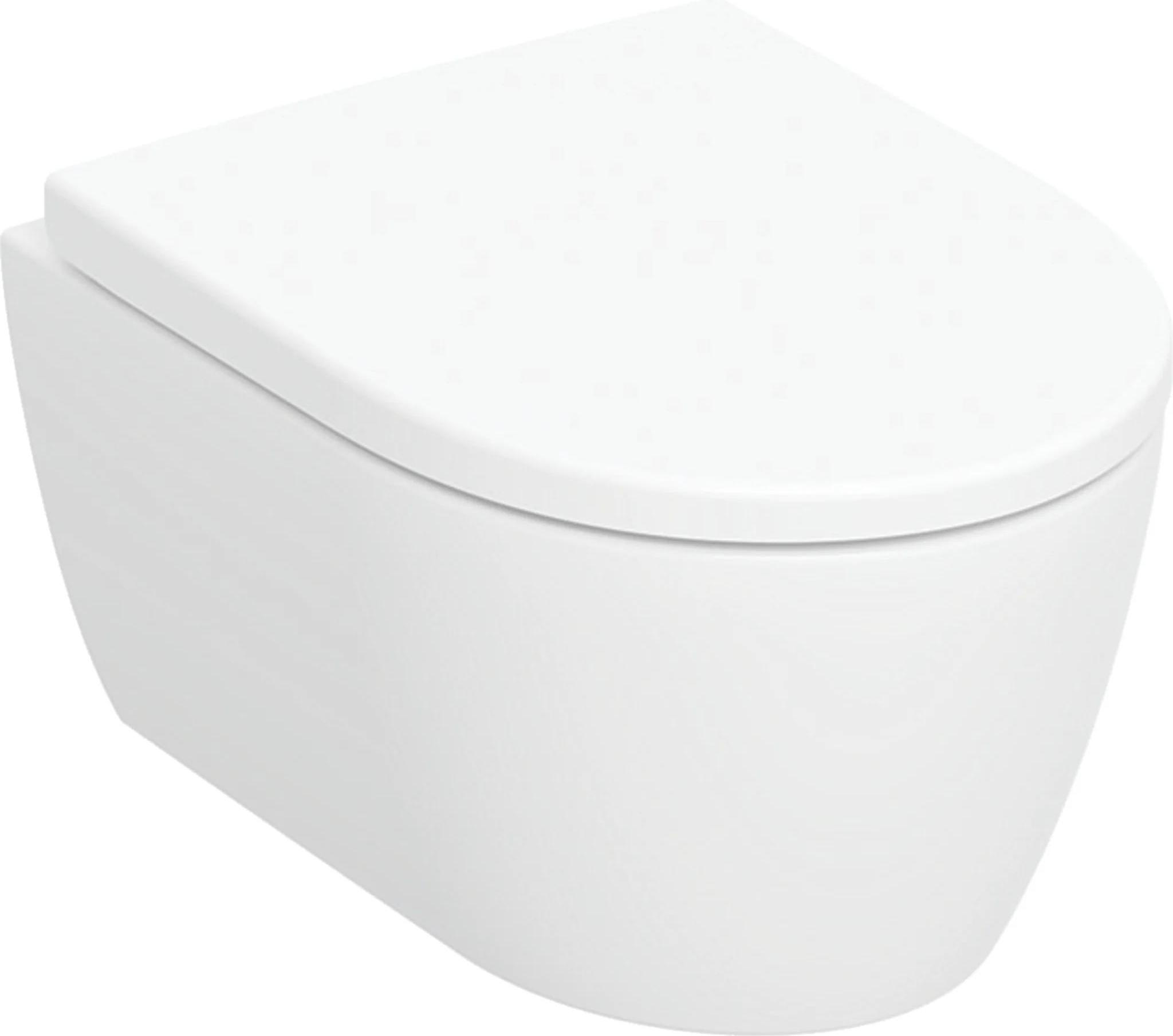 Geberit 502381001 iCon Set Wand-WC mit WC-Sitz, Rimfree