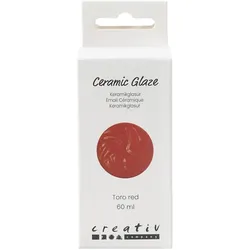 Creativ Company, Modelliermasse, Versiegelung 984 - 1101 °C, 60 ml, Rot