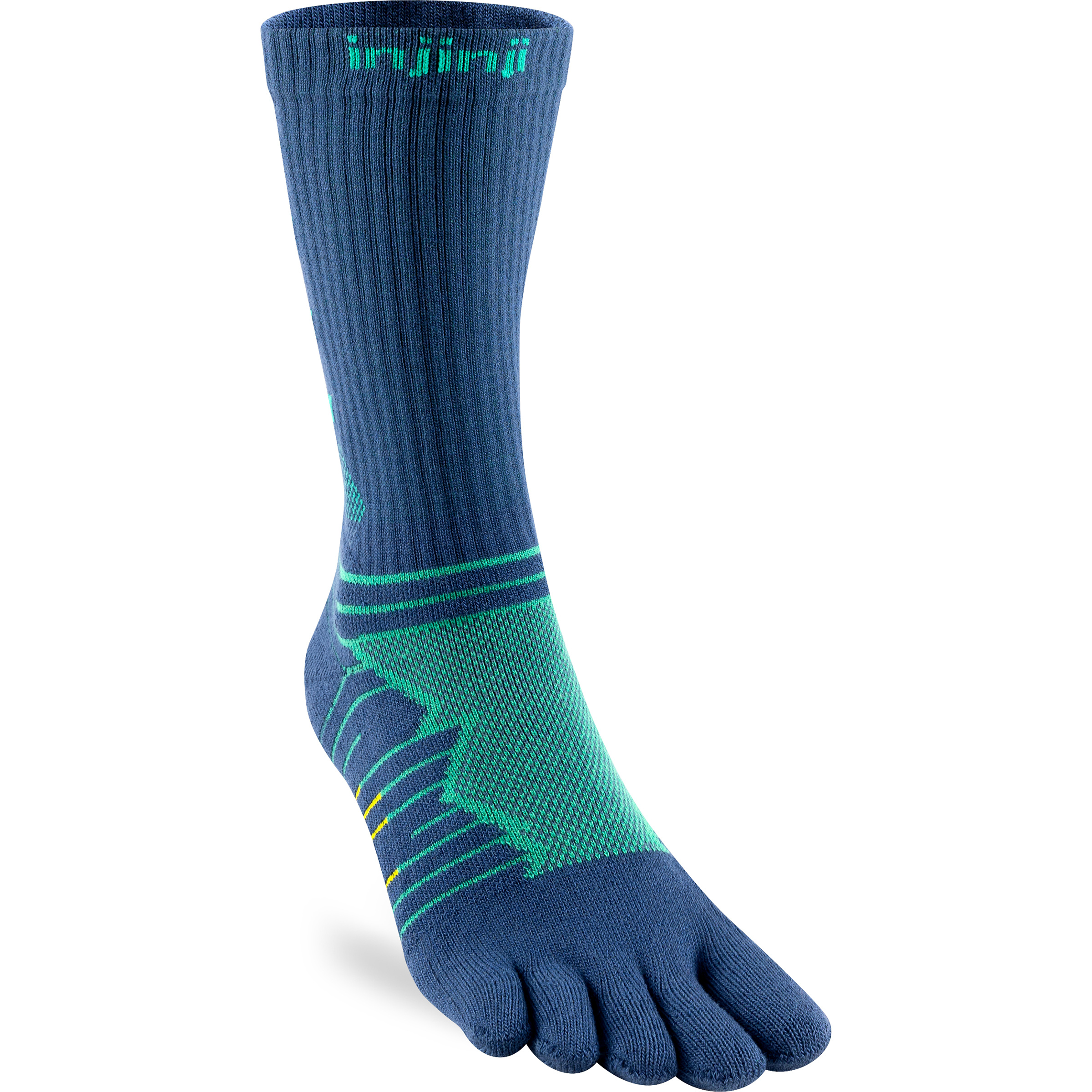 Injinji Ultra Run Crew Laufsocken blau Größe 44.5 Trailrunning | Laufen Widerstandsfähig