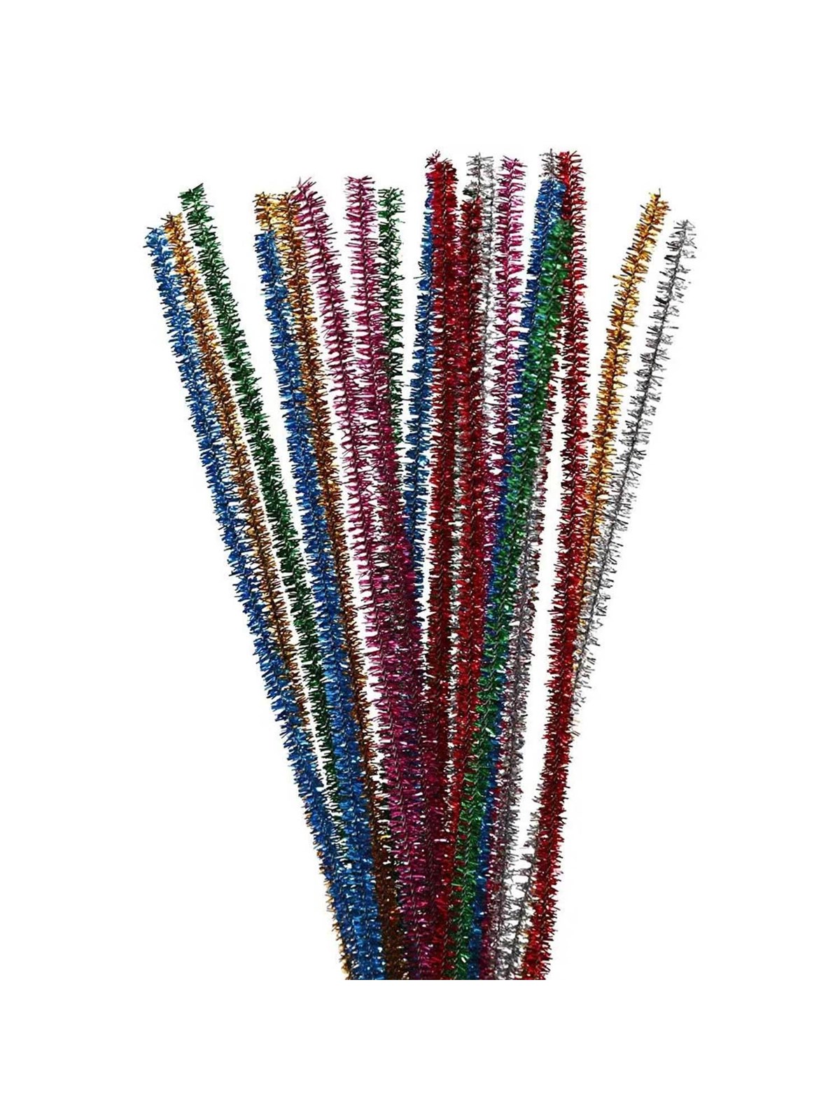Creativ Company Chenille Glitter 24pcs. 30cmx6mm