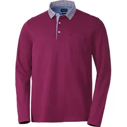 Franco Bettoni Herren Poloshirt mit Hemdkragen langarm