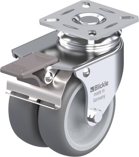 Blickle 290023 LDA-TPA 75G-FI Doppel-Lenkrolle Rad-Durchmesser: 75mm Tragfähigkeit (max.): 100kg 1St.