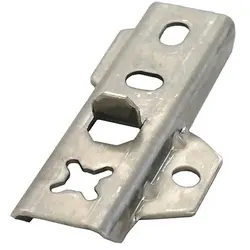 KAHRS Dila 2/17 Terrassendielenverbinder mit 200 Clips & passenden Schrauben, aus rostfreiem V2A-Edelstahl, Aufbau 6mm