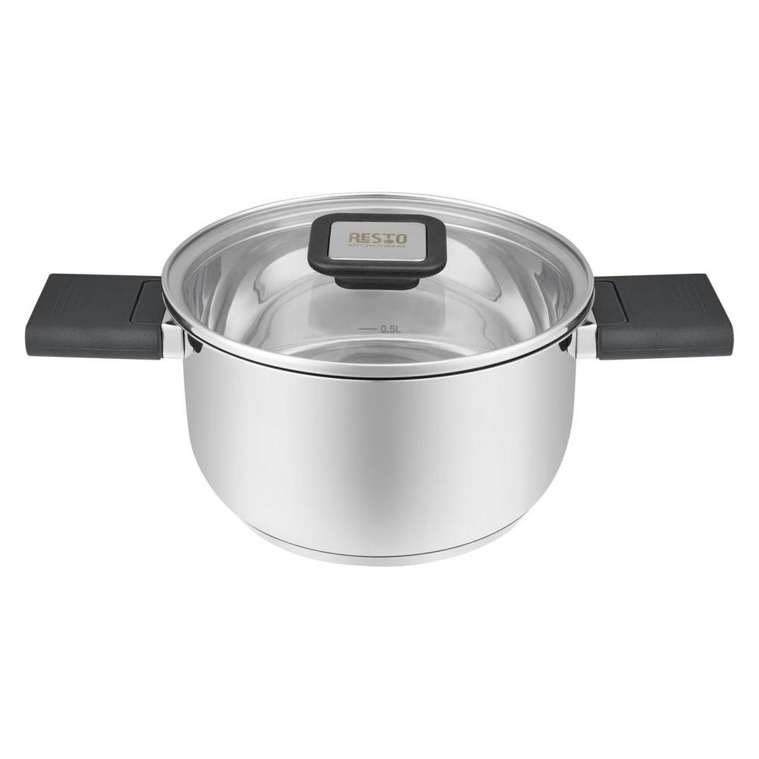 Resto CASSEROLE D16CM 1.8L/92201 (Stielkasserolle, Edelstahl, 16 x 9 cm) (92201)