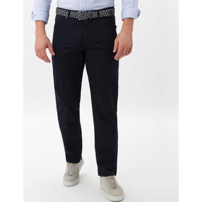 5-Pocket-Hose EUREX BY BRAX "Style CARLOS", Herren, Gr. 38, Länge 36, blau (dunkelblau), Web, 97% Baumwolle, 3% Elasthan, regular fit, Hosen 5-Pocket-Hose, Exklusiv im Online-Shop: Style Carlos
