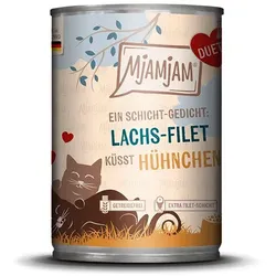 MjAMjAM - Duett 390g MjAMjAM Katze 6x390g DUETT LachsFilet mit Hühnchen