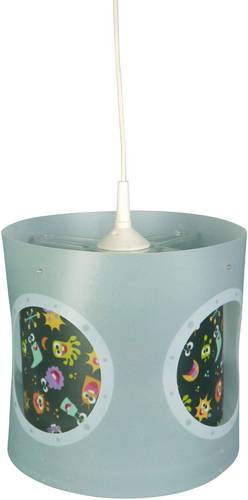 Niermann Aliens Pendelleuchte Energiesparlampe, LED E27 60W Bunt