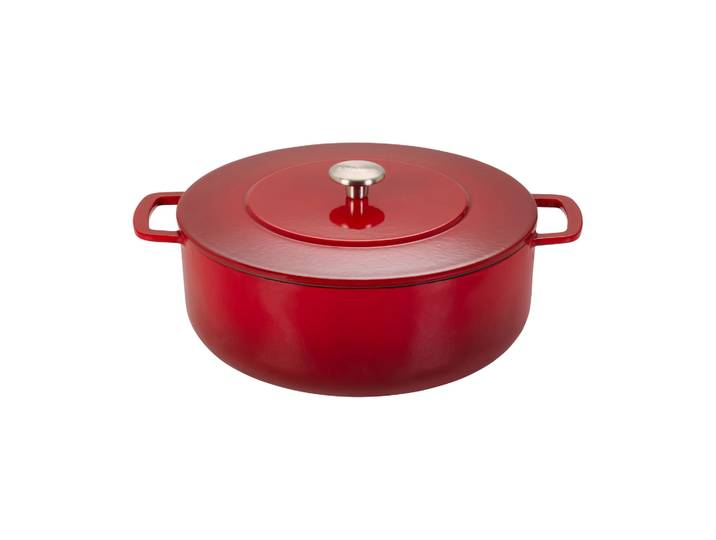 Combekk Cocotte Combekk Enameled en fonte émaillée Ø28 cm Cherry