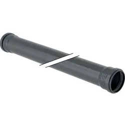 Geberit Silent-Pro Rohr mit 2 Muffen d110mm L100cm