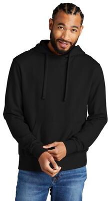 Allmade AL4000 Organic French Terry Pullover Hoodie in Deep Black size Large   Cotton