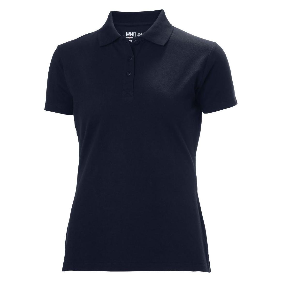 Helly Hansen Workwear Moteriški marškinėliai HELLY HANSEN Manchester Polo, mėlyni L (L) (34613560)