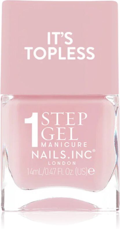 Nails Inc. It’s Topless gel nail polish with long-lasting effect shade Florence 14 ml