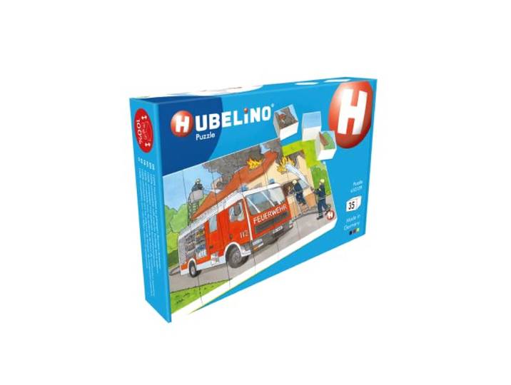 Hubelino Puzzel #410139 Brandweergebruik, 35-delig, compatibel met bouwstenen van andere fabrikanten