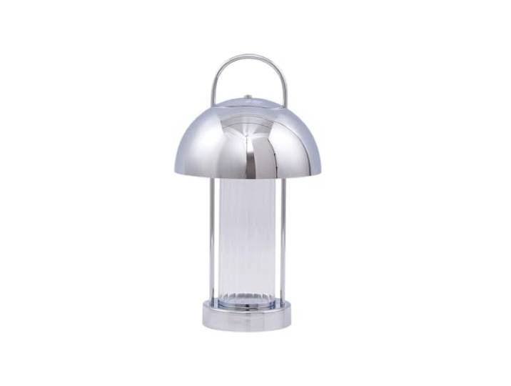 Lindby LED Tischlampe Mareli dimmbar (Modern) in Chrom aus Metall (1 flammig,) - Tischleuchte Schreibtischlampe Nachttischlampe Wohnzimmerleuchte