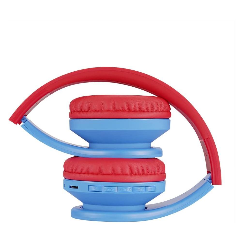 PowerLocus Bluetooth Headphones P1 Blue-Red (PWL-P1KIDS-BLUERED)