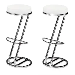 pemora 2-er Set Barhocker Barstuhl  Gastronomie ZEUS weiß