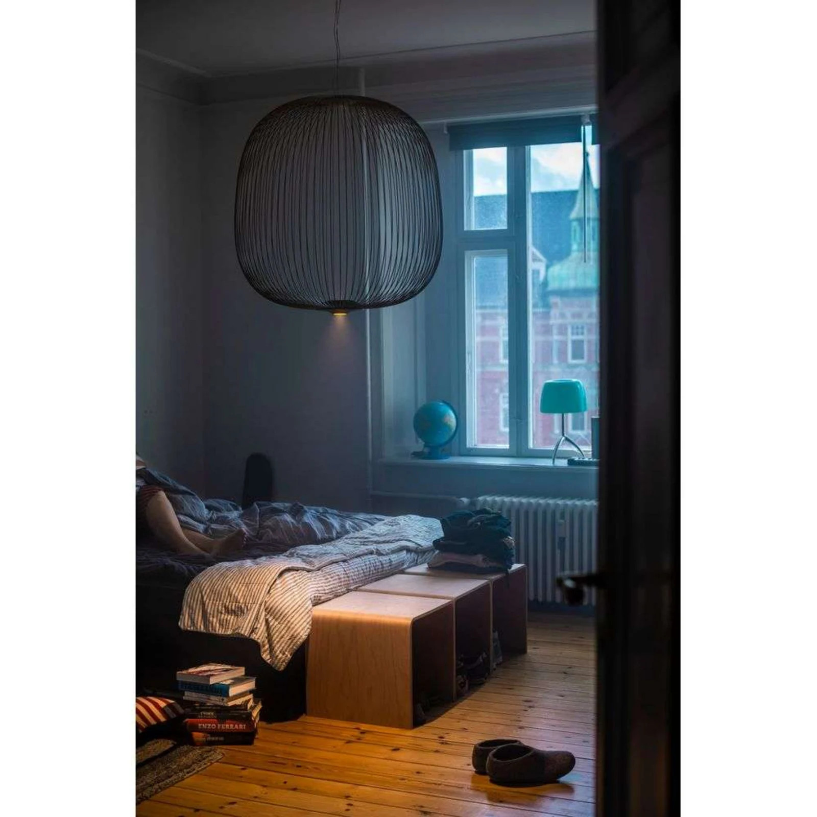 Foscarini Spokes 2 Large LED Hanglamp Dimbaar - Grafiet