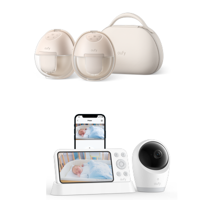 eufy Breast Pump S1 Pro & Baby Monitor E21 White
