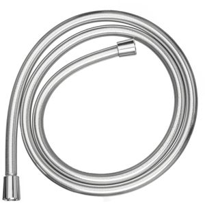 hansgrohe Duschschlauch Isiflex 28276000, verchromt, aus Kunststoff, Verdreh- & Knickschutz, Gewinde 1/2 Zoll, 1,6m