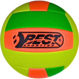 Best-Sporting Volleyball 10169, Freizeitball, grün/orange/gelb, 280 Gramm, Größe 5