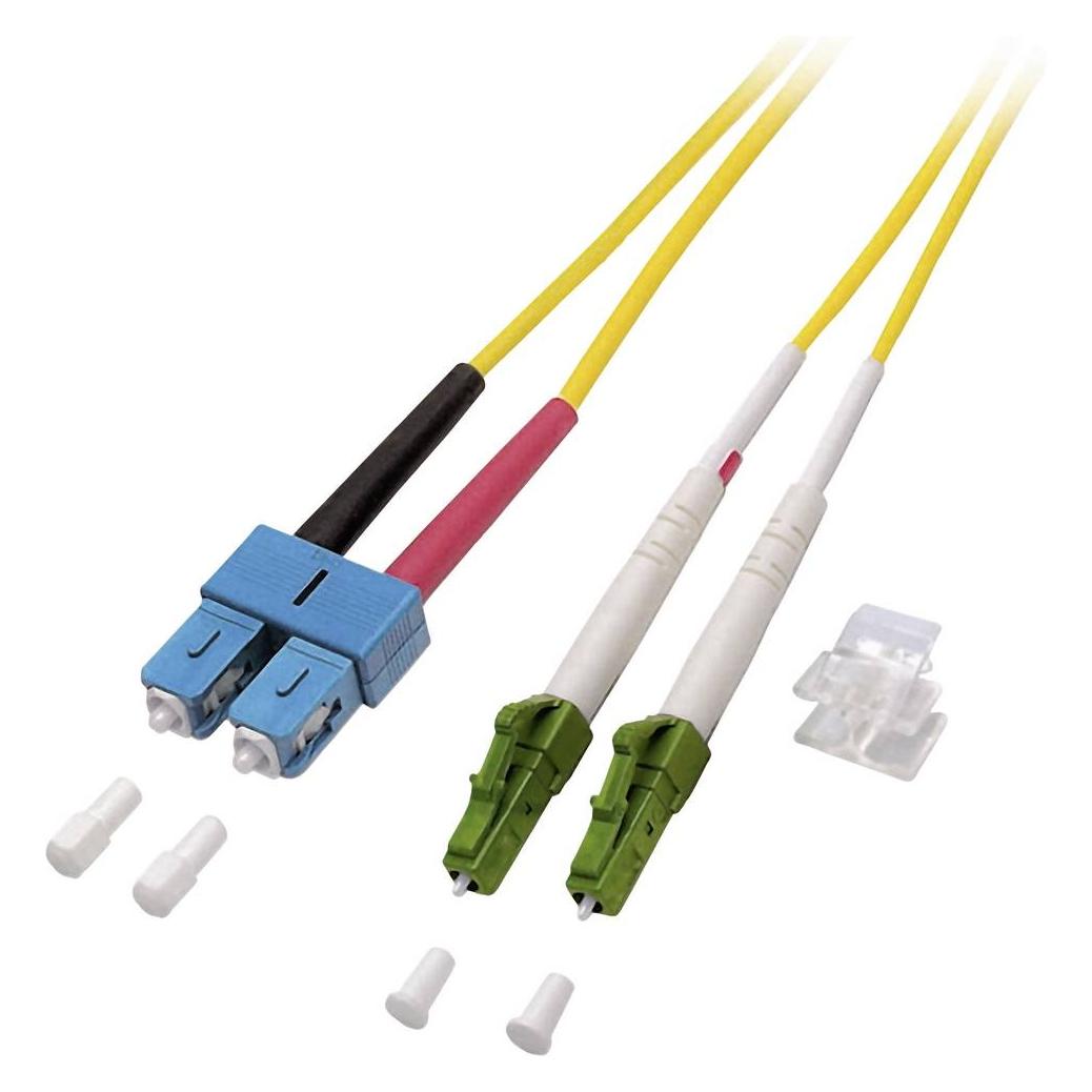 EFB Elektronik Duplex Jumper LC-APC/SC 9/125µ 2 Meter (2 m) (O0383.2)