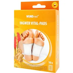 WUNDmed® Bambuspflaster Ingwer Vital-Pads weiß 10 Pads